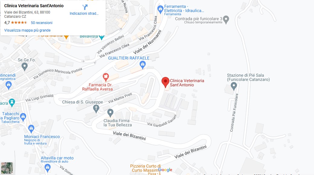 Maps Clinica Veterinaria Sant'Antonio